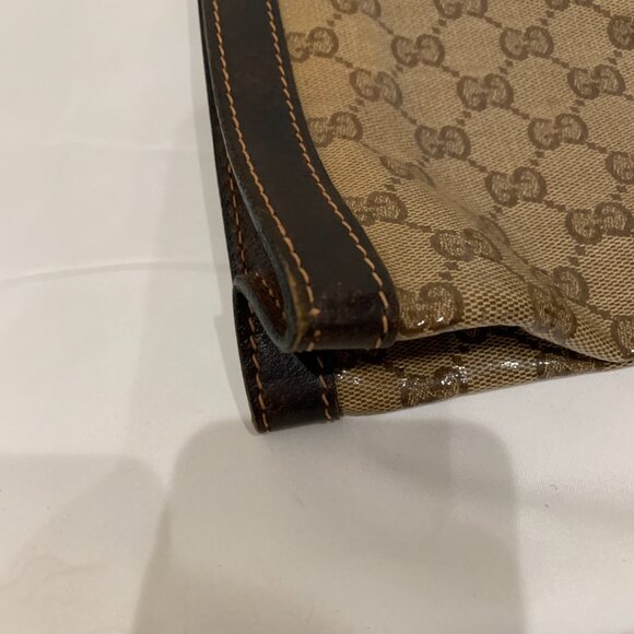 Gucci Brown GG Supreme Handbag Sku#84653 (gently used) - Picture 4 of 12